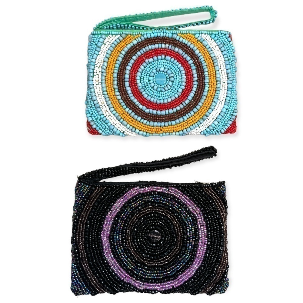 BEADED WRISTLETS set of 2 NWOT
